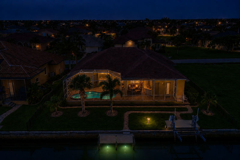 Stunning waterfront home with private pool & spa in historic Punta Gorda