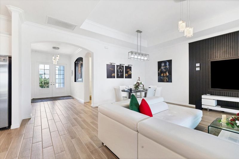 Bright, open living space