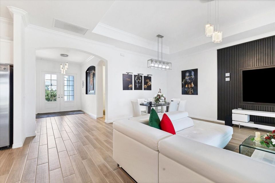 Bright, open living space