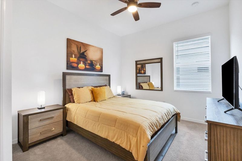 Guest bedroom with full bed