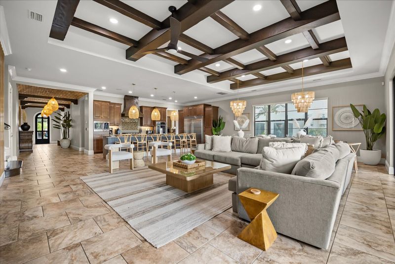 Spacious living area