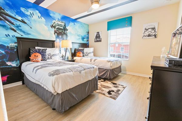 Two Twins Bedroom 3, Upstairs
Star Wars Theme