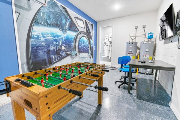 Game Room
Mini Foosball
Star Wars Theme