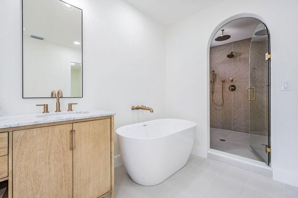 Master Bathroom Tub & Shower