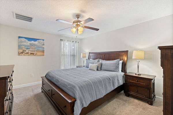 Master King Bedroom 1, Upstairs (Angle)