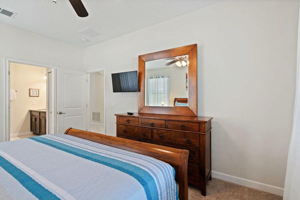 King Suite Bedroom 3 (Angle) 32" TV