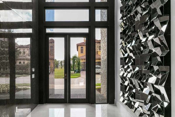 25 Foot High Glass Entry