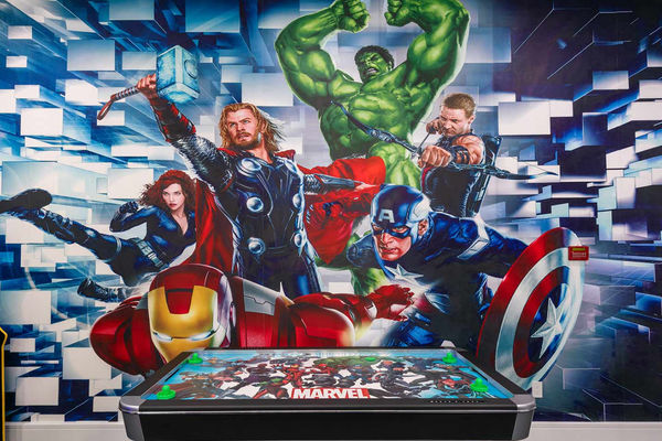 Themed Arcade Room Mural