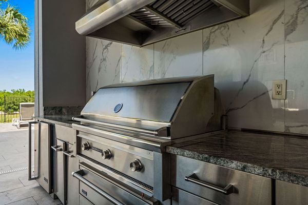 Grilling becomes that much easier with the summer kitchen