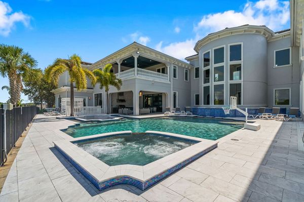 Relax in the luxurious spillover spa, perfect for unwinding after a busy day