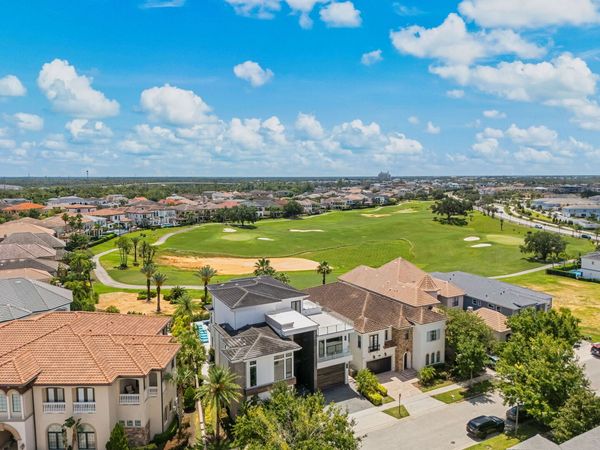 Nicklaus Course Holes 10 and 11 behind The Wizardig Mansion