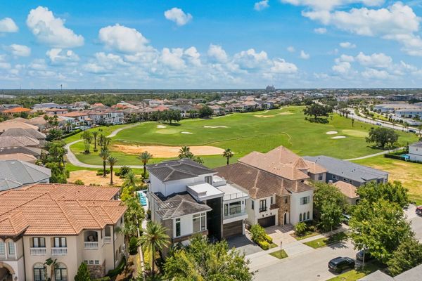 Nicklaus Course Holes 10 and 11 behind The Wizardig Mansion
