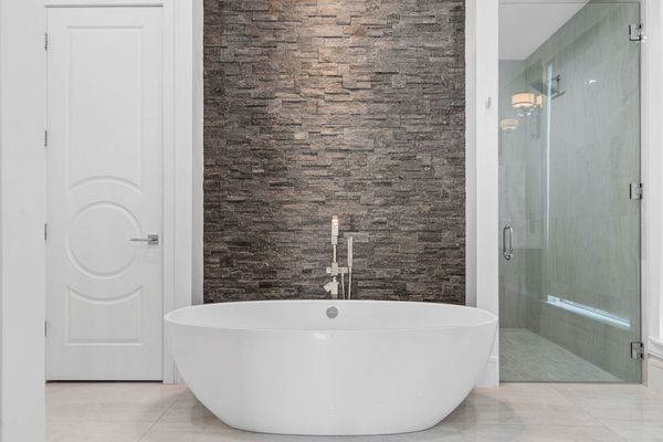 Bathroom 1 With Double Vanities, Walk-in Shower, Free Standing Bathtub