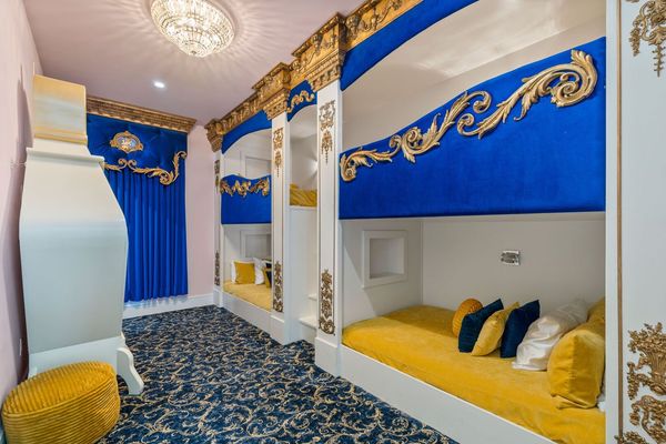 Princess Belle's Bedroom, Four Full Size Memory Foam Mattresses