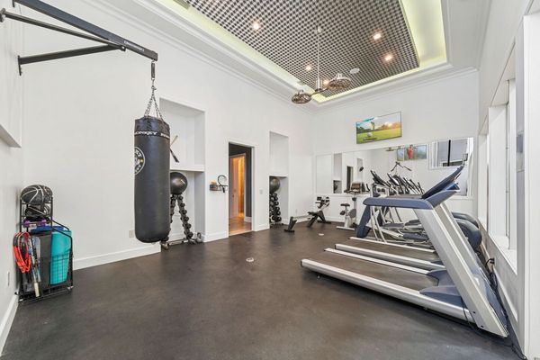 This home features its own private gym