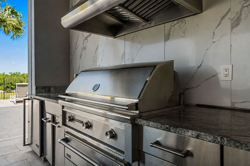 Grilling becomes that much easier with the summer kitchen