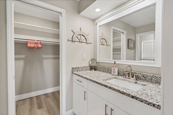 Primary bathroom with walk-in shower
