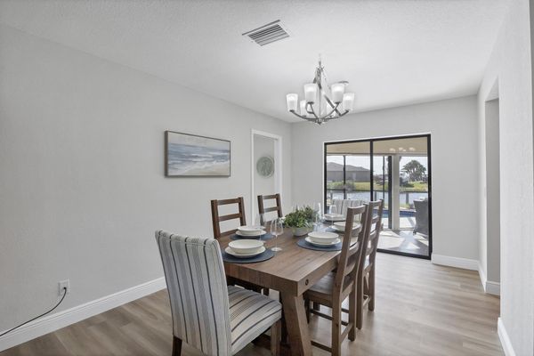 Dinning Table seats 6 with lanai access.