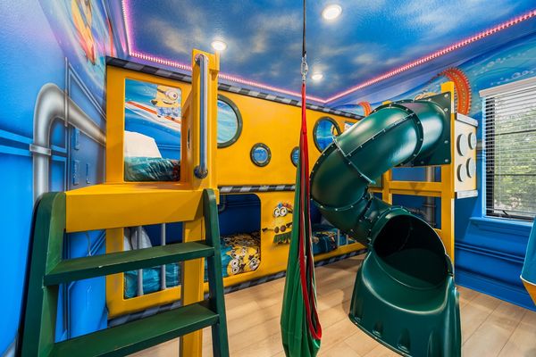 The kids will love the themed bedroom, creatively decorated to spark their imagination and provide a fun-filled retreat.