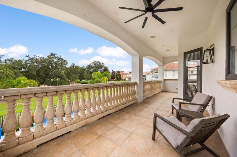 Overlook onto your own private pool and spa from the main 2nd floor balcony and enjoy evening twilights