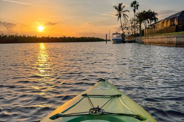 Enjoy nature while kayaking