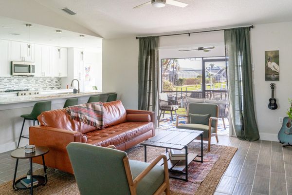 Bright, open living space