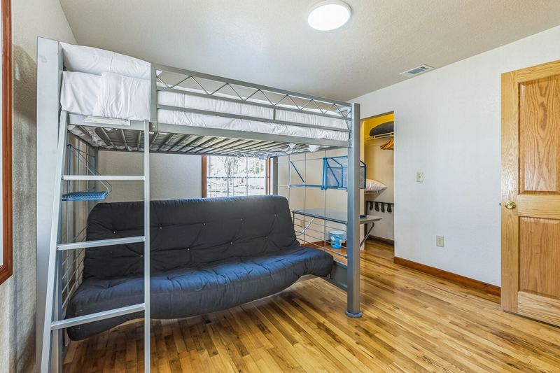Bunk Bed Full size on top and futon on bottom similar to full size