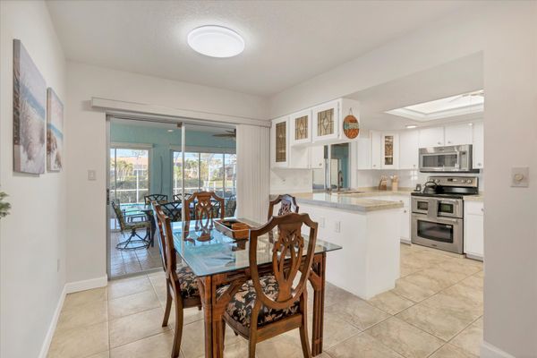 Kitchen table seats another 6