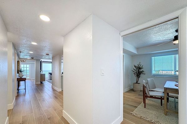 View from inside the front door