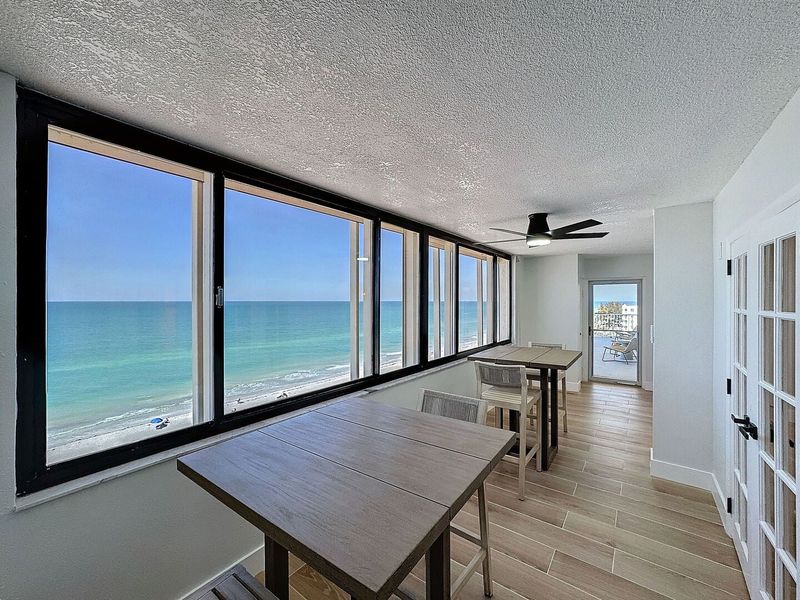 Enclosed Balcony with ocean view
