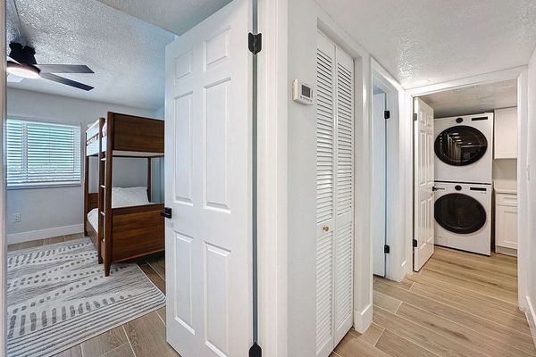 Bedroom 3 doorway and hallway