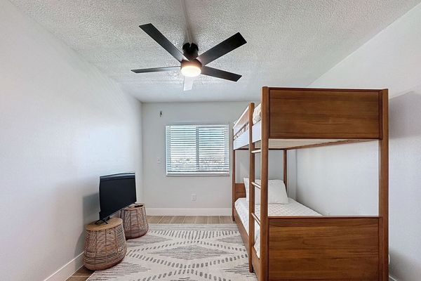 Bedroom 3 with a Twin over Twin bunk bed