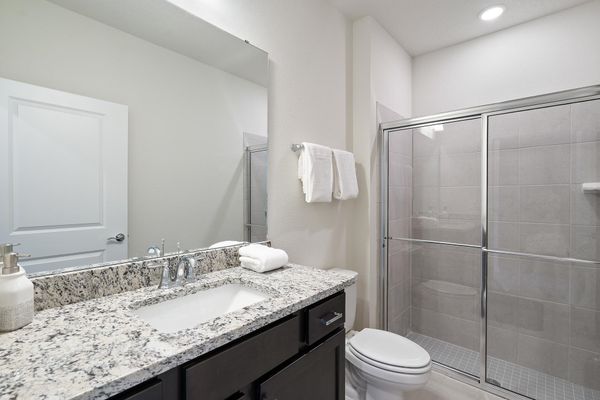 Hall Bathroom 2 Downstairs Shower