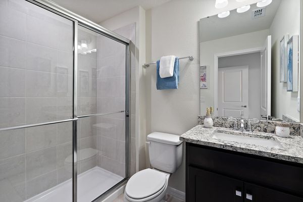 Queen Suite Bathroom 3 Upstairs Shower