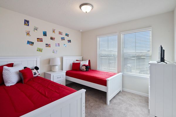 Two Twins Bedroom 4 Upstairs Mickey Theme