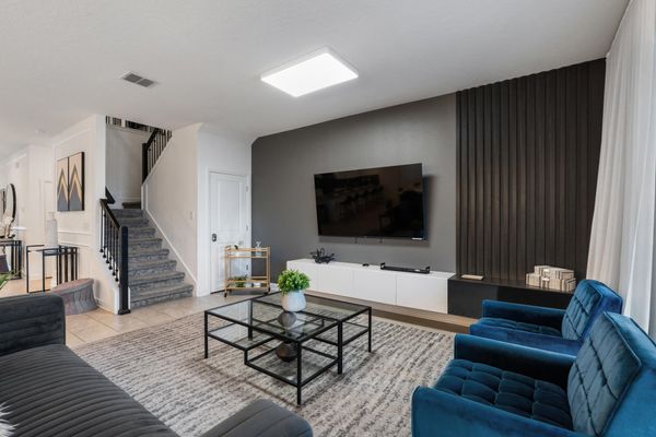 Living Room 75" Roku TV