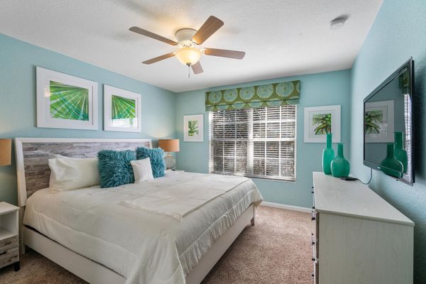 King Bedroom 4 Upstairs 46" TV