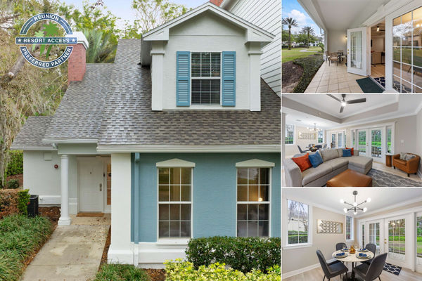 Welcome to Wishful Retreat, an exquisite 3 bedroom, 2.5 bath condo nestled in the heart of the prestigious Reunion Resort