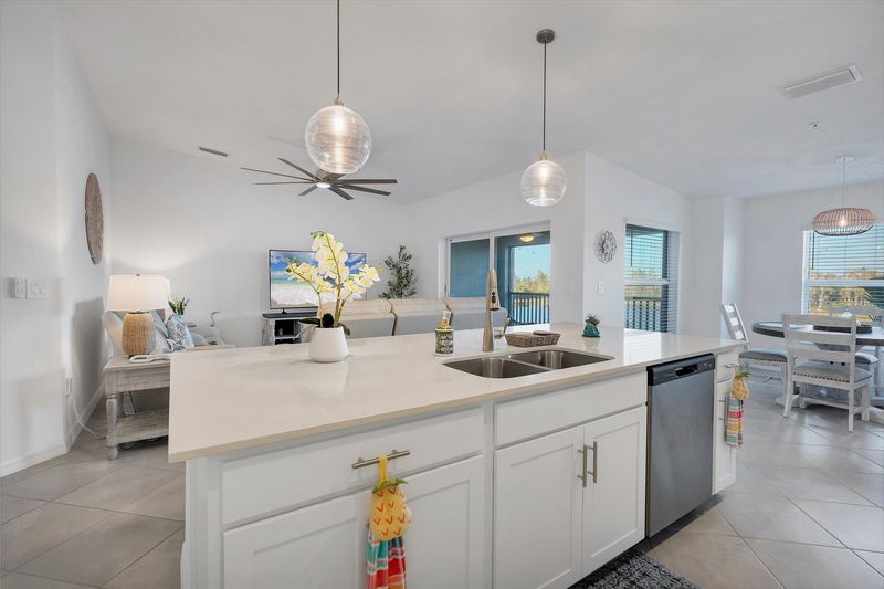 Bright, open living space