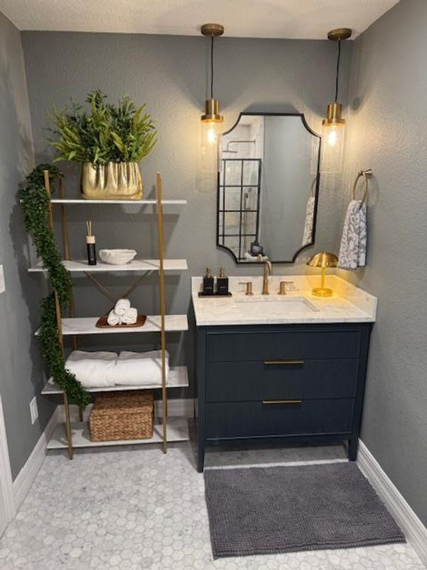 Guest bedroom 4's attached bathroom with walk-in shower
