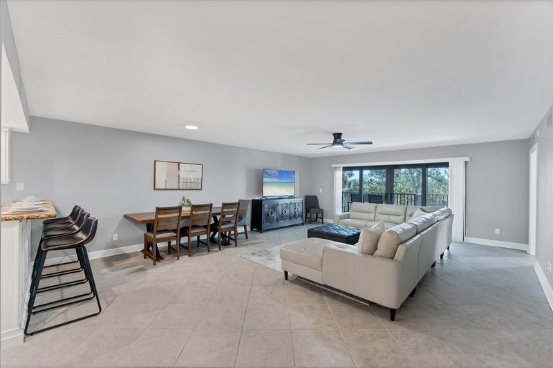 Bright, open living space