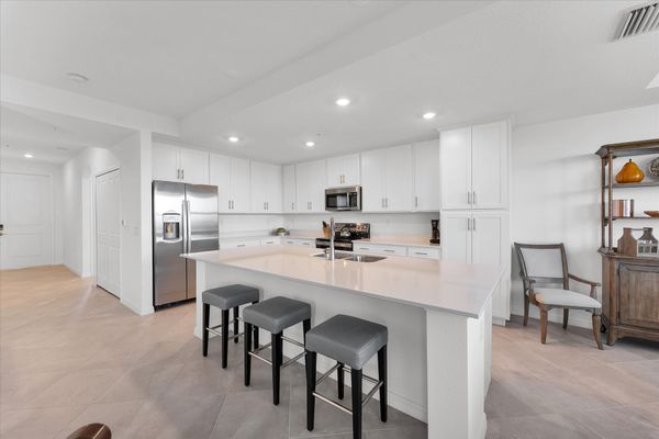 Open, full-equipped kitchen