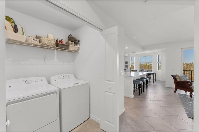 Full-size washer & dryer