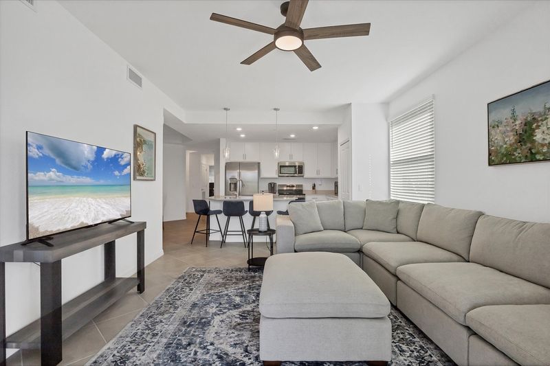 Bright, open living space