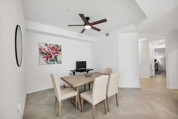 Dining table seats 6