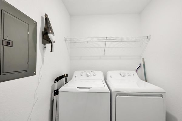 Full-size washer & dryer