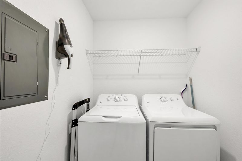 Full-size washer & dryer