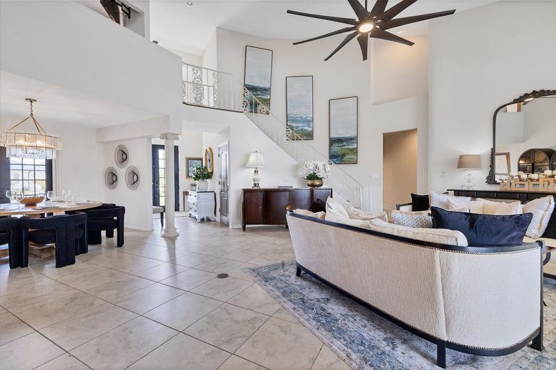Bright Front Entry and Seating Area