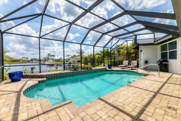 Soak up the Beautiful Florida sunshine in your own private pool along the canal waters