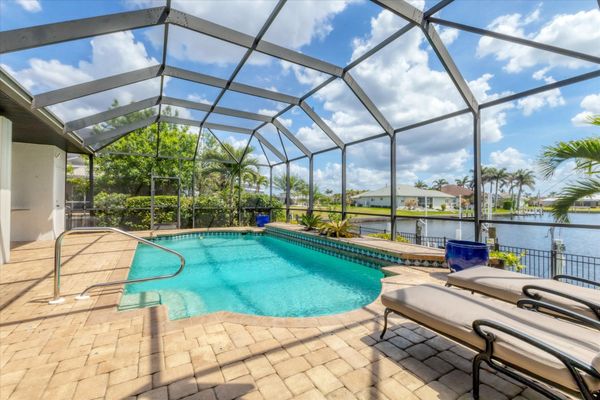Soak up the beautiful Florida sunshine in your own private pool along the canal waters